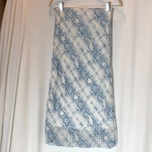 hashttag in trend - Snake Print Skirt, midi length